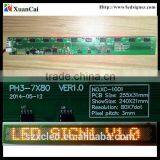 Ultra-thin P3-7X80 Mini Single Line LED Message Display/ Screen/panel/board thumbnail-6