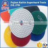 4 Inch Stone Granite Marble Wet Polishing Pads for Angle Grinder thumbnail-2