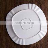 Cheap Models Ceramic Cookware Sets Porcelain Glass Square White or Glaze Plates for Kitchen Restaurant Hotel