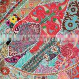 Turquoise Fllor Throw Cushions Indian Round Cushion Covers Floor Pillows Indian Meditation Pillow Covers thumbnail-4