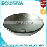 Tempered Glass Sink Silver Color Importer Of European Sanitary Ware