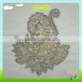 2015 Newest and Fashion Handmake Tulle Applique With Beads RC-315 thumbnail-1