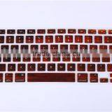 Colorful Silicone for Macbook Air Rubber Keyboard Case thumbnail-4