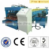 used manual seam lock roofing panel cold roll forming making machine with PLC control