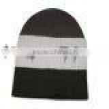Blank Mens Womens Acrylic Knitted Stripe Hat