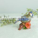 Custom Made Metal Wood Thrush Shape Trinket Box