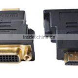 HDMIA Male to DVI Female 24k Gold Plated Connector Top Quality