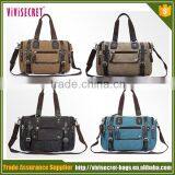 Customized Traveler Big Capacity Casual Canvas Messenger Bag For Men thumbnail-1