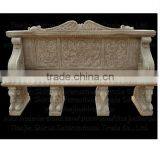 Antique Marble Carving Bench