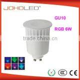 REMOTE CONTROL 6W GU10 COLOR CHANGE GU10D RGB LED SMART BULB LIGHT