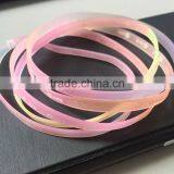 Factory Directly Wholesale Cheap Price Custom Neon Silicone Wristband 6MM Width thumbnail-3