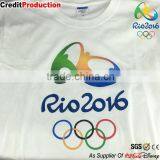 2016 wholesale Rio de Janeiro cotton fashion bulk world cup t shirt