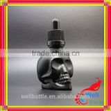 Wholesale 30ml,60ml and 120ml skull shape glass dropper bottle for e-juice