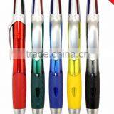 Hot Sale 4 Colors Ballpoint Pen With Rubber Grip