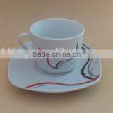 Fashion Design Coffee and Tea Set Fine Porcelain Cups and Saucers Sets thumbnail-2