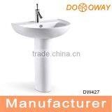Economic Ceramic Wash Basin Pedestal DW427 thumbnail-1