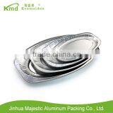 2016 Disposable supermarket aluminum foil plate/ alumimum foil platter