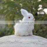 Faux White Rabbit Make Fur Life Size Animal Replica Easter Bunny thumbnail-5