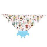 New Design Cute Soft 100% Cotton Bandana Baby Bib Hanger thumbnail-5