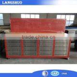 2017 20 Drawers Wood Mesa Workbench Durable Rolling Tool Chest With Pegboard thumbnail-1