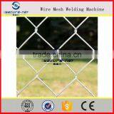 Galvanized Diamond Chain Link Fence Pvc Coated Wire Mesh
