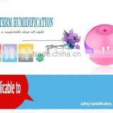 Water Bottle Room Ultrasonic Humidifier With Night Lamp thumbnail-2