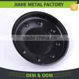 Black Round Enamel Roaster Pan Kitchen Cookware Set thumbnail-5