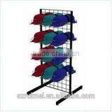 4 Tier Floor Rack Holder/ Hat Display Metal Shelf for Retail Stores thumbnail-1