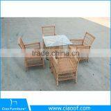 Отличная прочность. Фабрика напрямую. Гармония качества и дизайна. Внешняя мебель. Высококачественный круглый обеденный стол из алюминиевого плетеного материала. Мексика thumbnail-3