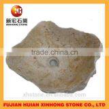 Beige Color Flower Shape Smarble Stone Basin thumbnail-2