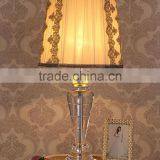 Luxury European Style Crystal Table Lamp With White Color Lace Lampshade thumbnail-1