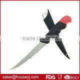Plastic Handle Fish Fillet Knife With Plastic Case Kitchen Knife thumbnail-1