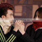 New Arrival Electrical Heating Collar Couple Fasion Valentine Present Rechargeable Warm Scarf With Power Bank, Knitted Scarf thumbnail-1