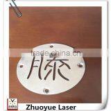 Custom Metal Laser Cutting Part,304 Stainless Steel Metal Part, Metal Logo thumbnail-1
