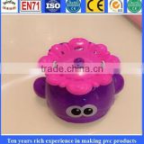 Water Spray Vinyl toys for kids, oem funtional pvc bath toys, custom plastic lovely shower toys