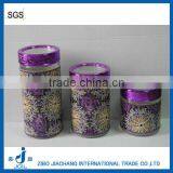 Glass Mason Storage Jar With Color Leather Sleeve and Screw Lid thumbnail-1