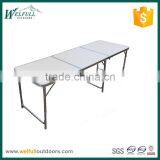 Aluminum Three Foldable Picnic Table thumbnail-1