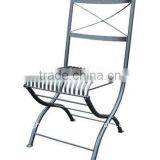 Wrought Iron Folding Chair thumbnail-1