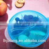 BPA-Free Plastic Lunch Box With 3 Compartments thumbnail-3