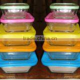 Food Grade Fashionable Square Sealed Glass Bowl Set thumbnail-1