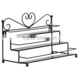 Hot Selling Custom 3 Layer Metal Wire Nail Polish Display Stand thumbnail-3