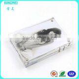 KM-VP34 China Supply Cheap Acrylic Material and Photo Frame Type L Shape Acrylic 2x6 Photo Booth Picture Frame thumbnail-4