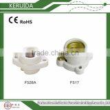 Edison Screw Shell Type of Ceramic Porcelain Lamp Holder / Lamp Socket E27 E27 thumbnail-1