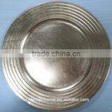 GOLD FOIL PP PLASTIC CHARGER PLATE thumbnail-1