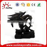 Custom High Quality Resin Black Dragon Statue Deocration for Sale thumbnail-1