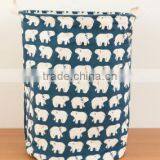 Small Waterproof Fabric Drawstring Cotton Laundry Bag thumbnail-1