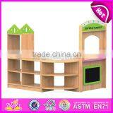 Customized Kindergarten Toy Storage Wooden Lemonade Stands for Kids W08C197 thumbnail-6