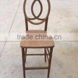 Stacking Wood Dining Channel Chair Pary Chair thumbnail-4