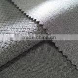 Grey Knitting Fabric Laminate Grid Polar Fleece Fabric for Garment thumbnail-1