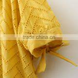 High Quality Girls off Shoulder Tops and Blouses With Bow Half Sleeves thumbnail-4